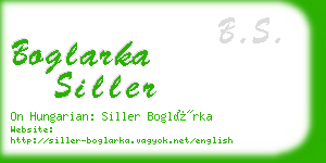 boglarka siller business card